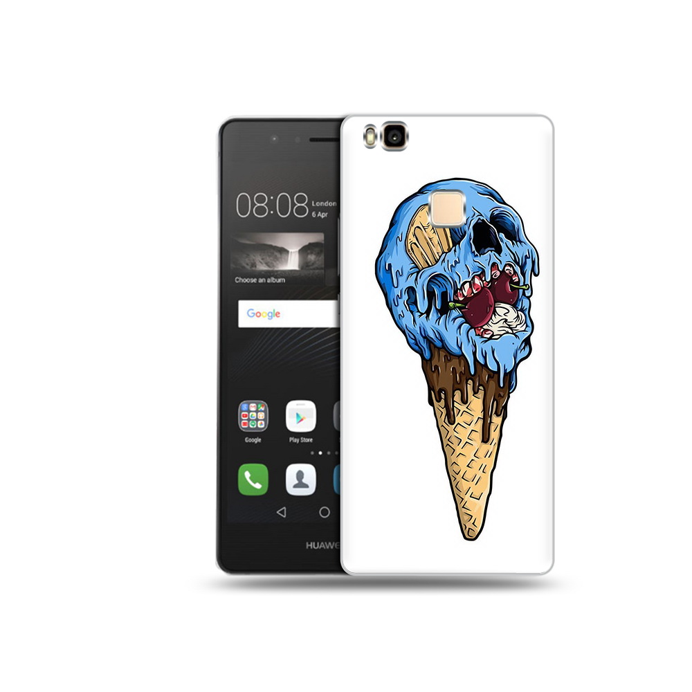 

Чехол MyPads Tocco для Huawei P9 Lite мороженное череп (PT74547.57.484), Прозрачный, Tocco