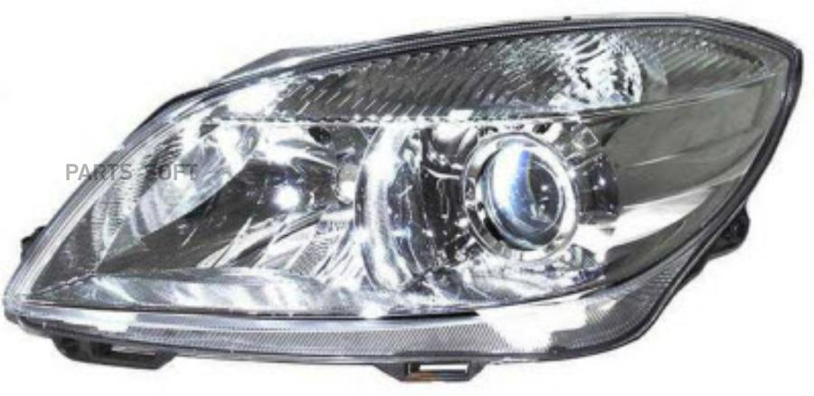 

DEPO 665-1121LMLD-EM Фара лев SKODA: FABIA/ROOMSTER 03.10- H7/H7 хром бел. ук. повор