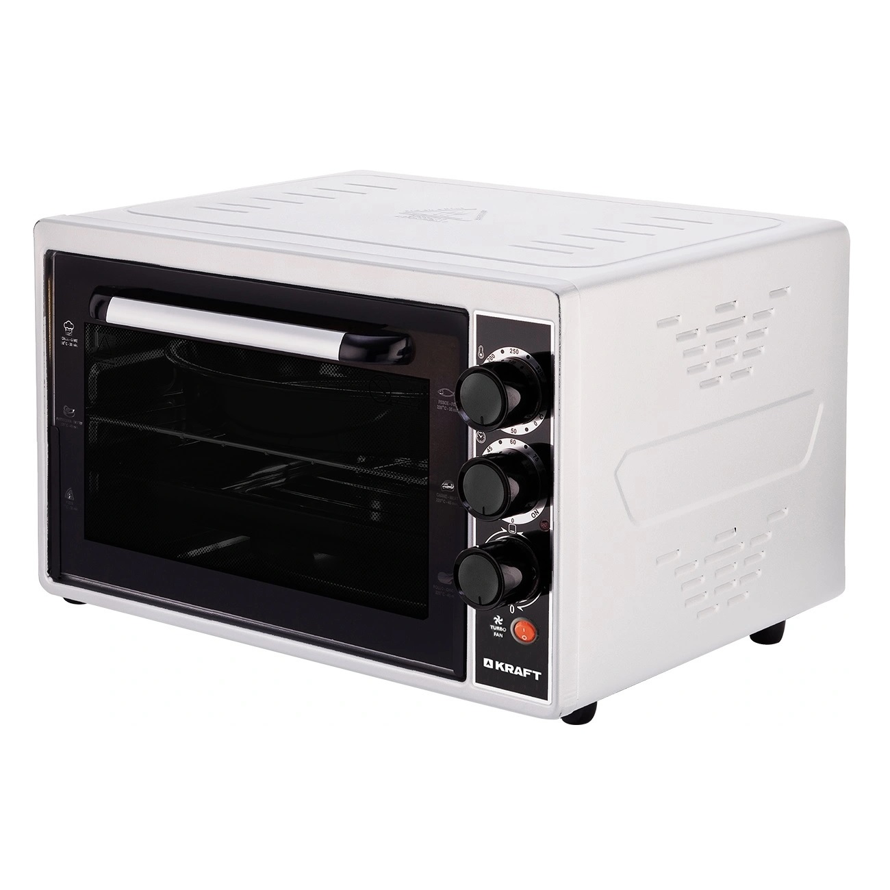 Мини-печь Kraft KF-MO3800W White мини печь pioneer mo5008 white