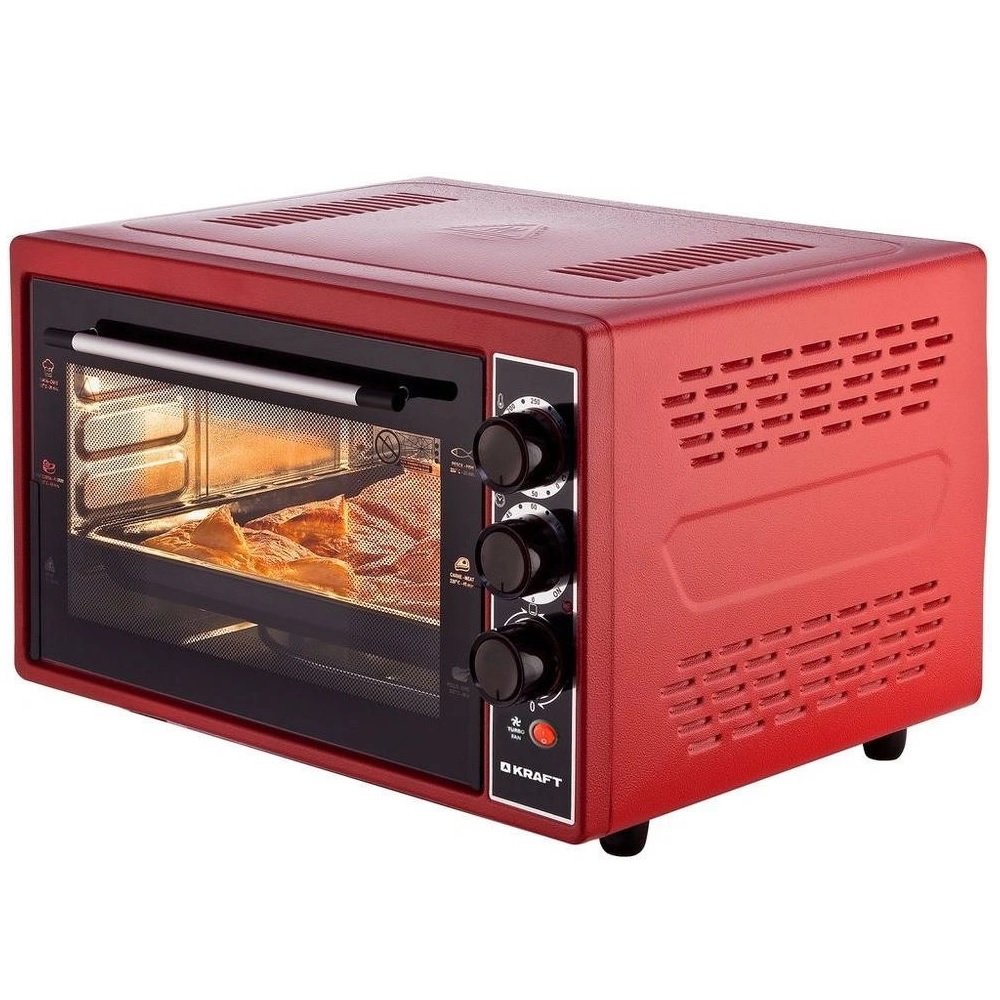 Мини-печь Kraft KF-MO3800R Red мини печь kraft kf mo3800r red