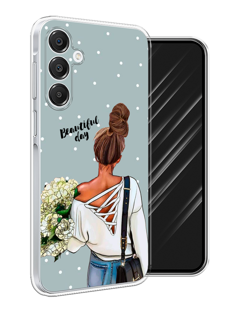 

Чехол Awog на Samsung Galaxy A16 "Beautiful day", Голубой;коричневый;бежевый, 2110250-1