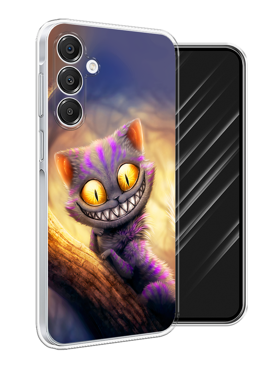 

Чехол Awog на Samsung Galaxy A16 "Cheshire Cat", Фиолетовый;желтый, 2110250-1