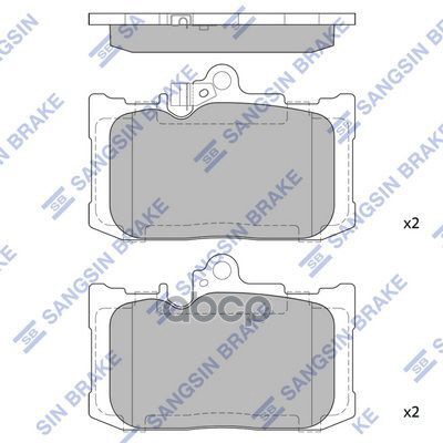 

Тормозные колодки Sangsin brake SP4552