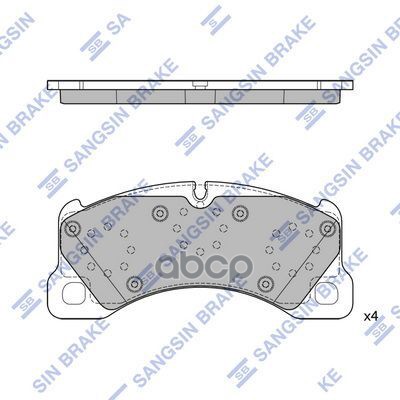 

Тормозные колодки Sangsin brake SP4407