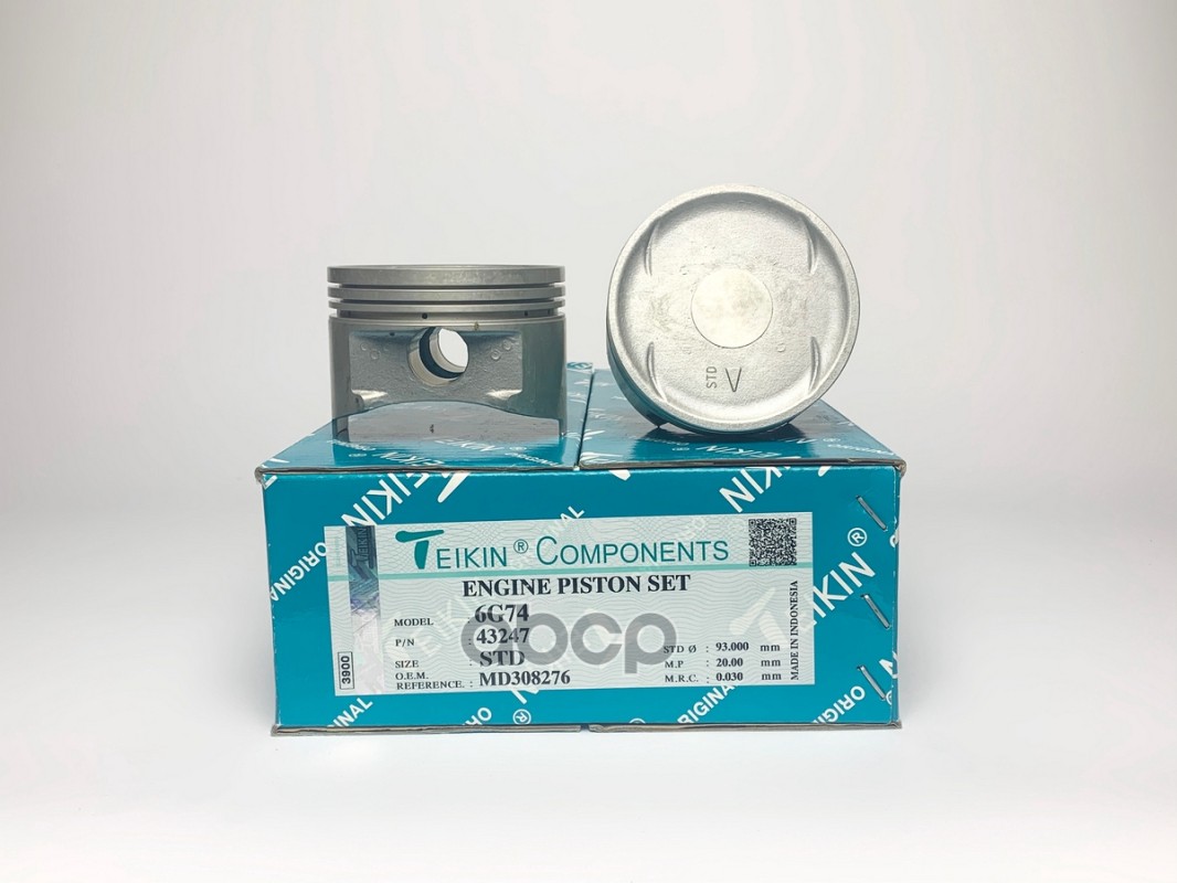 

Поршни без колец TEIKIN 43247STD Mitsubishi 6G74 Dohc V6 24V D93.0