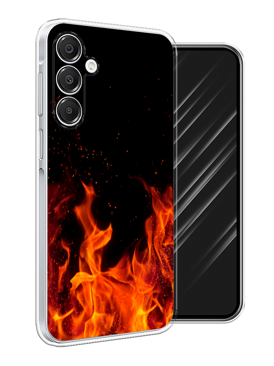 

Чехол Awog на Samsung Galaxy A16 "Все в огне", Оранжевый;черный, 2110250-1