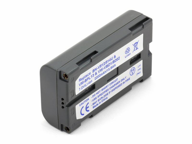 Аккумулятор для видеокамеры BN-V812, VM-BPL13 (2000mAh)