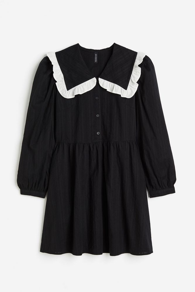 

Платье женское H&M 1214653 черное XL, Черный, 1214653