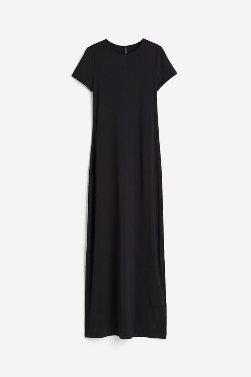 

Платье женское H&M 1208745 черное M, Черный, 1208745