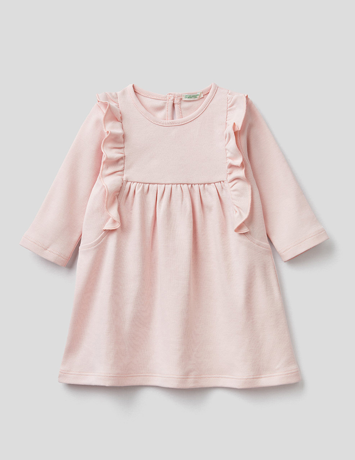 фото Платье детское united colors of benetton 21a_3cdimv076_38n розовый р.68