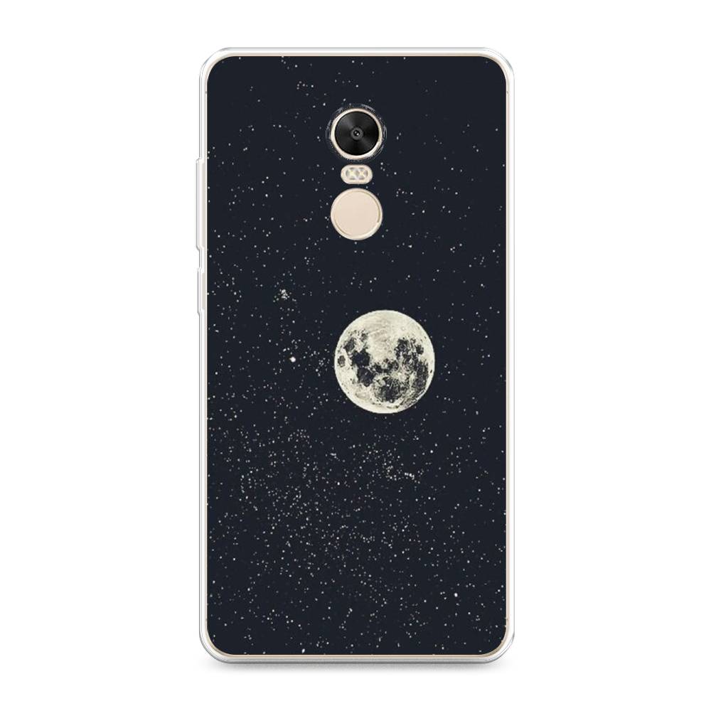 

Чехол на Xiaomi Redmi Note 4X "Полнолуние", Красный, 31950-2