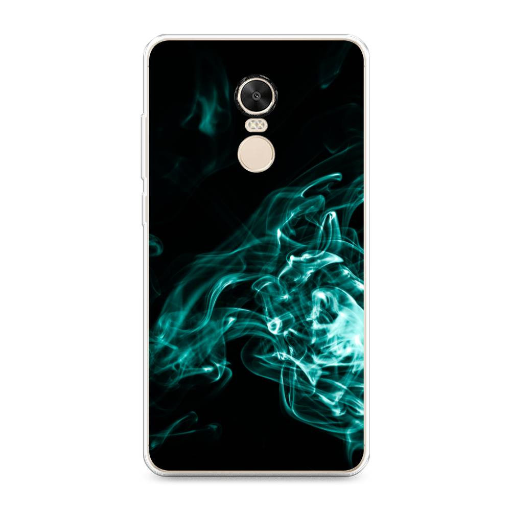 

Чехол на Xiaomi Redmi Note 4X "Дым", Голубой;черный, 31950-3