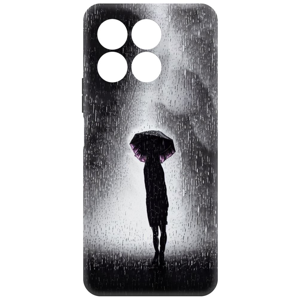 

Чехол-накладка Krutoff Soft Case Ночная крипота для Honor X8b черный