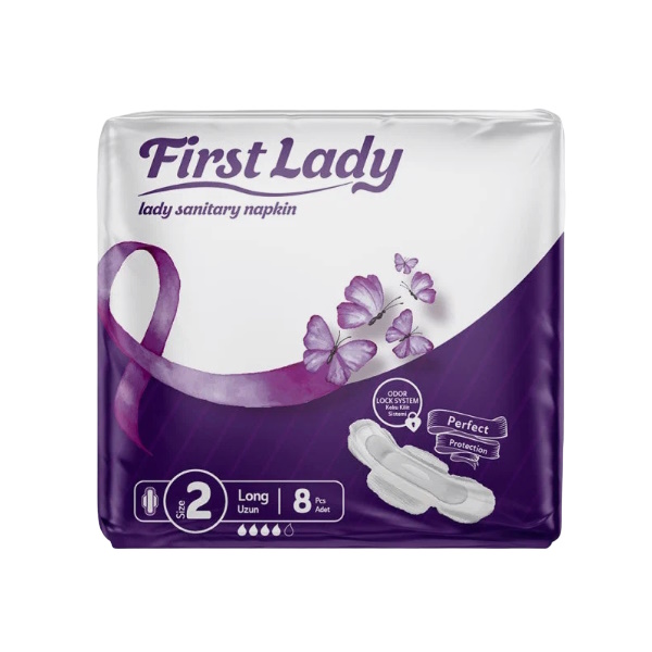 Прокладки гигиенические First Lady удлиненные 8 шт тена lady прокладки урологические слим экстра плюс 8 шт