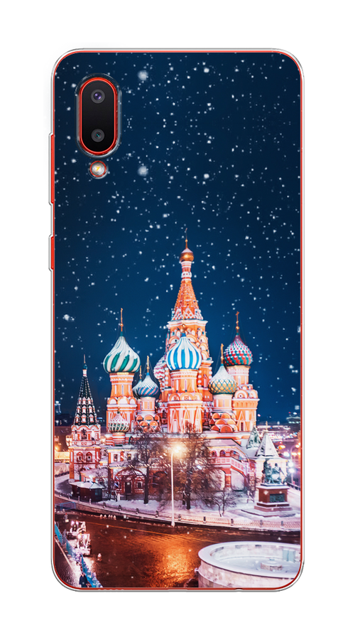 

Чехол на Samsung Galaxy A02 "Москва 1", Коричневый;синий;белый, 2102550-1