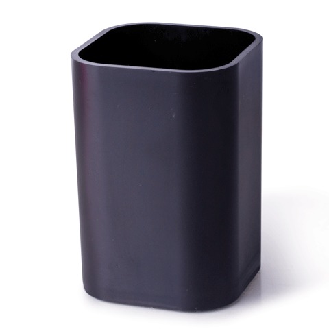 фото Подставка-органайзер (стакан для ручек), черный, 22037 унипласт