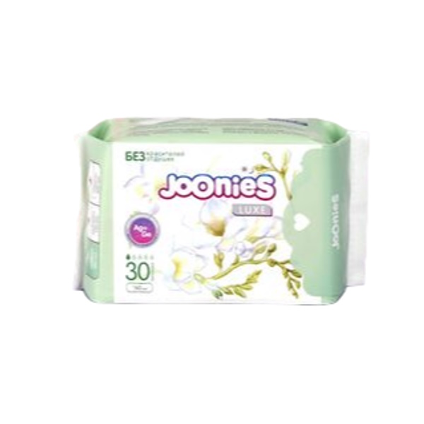 

Прокладки ежедневные Joonies Luxe 30 шт, Белый