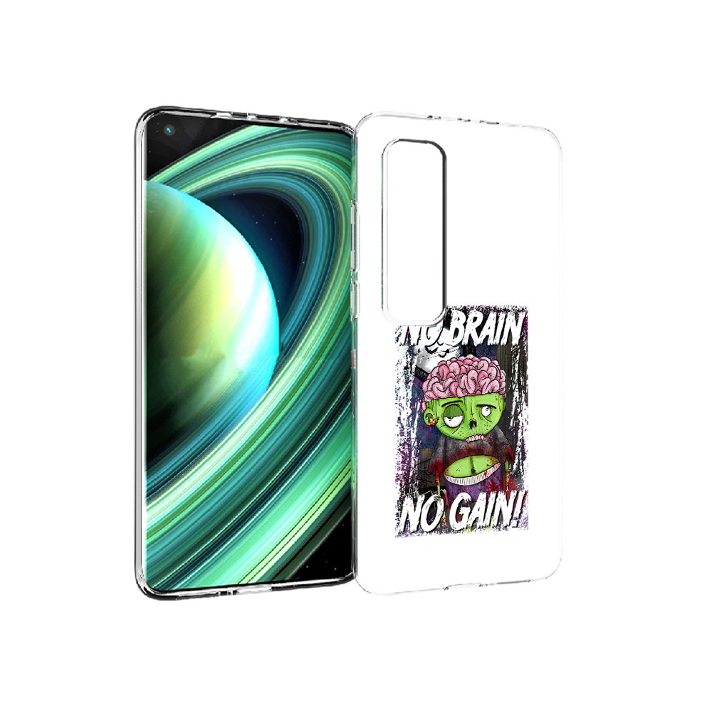 

Чехол MyPads Tocco для Xiaomi Mi 10 Ultra глупый зомби (PT156404.264.289), Прозрачный, Tocco