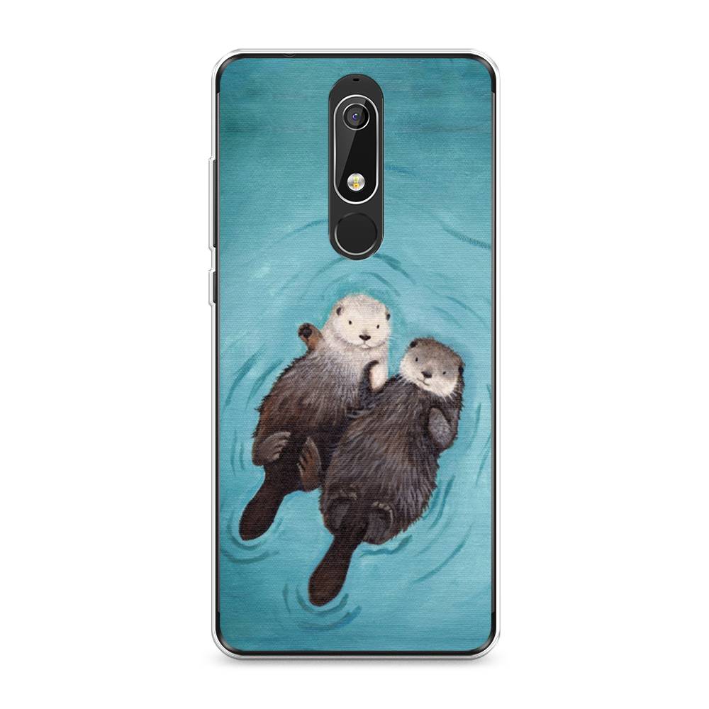

Чехол Awog "Парочка бобров" для Nokia 5.1, 121750-10