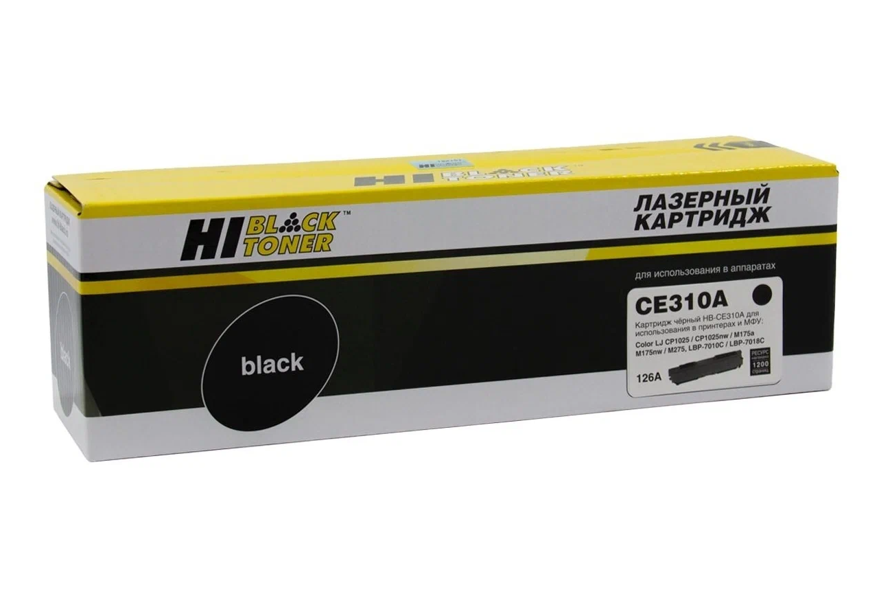 

Картридж для лазерного принтера Hi-Black (CE310A) черный, совместимый