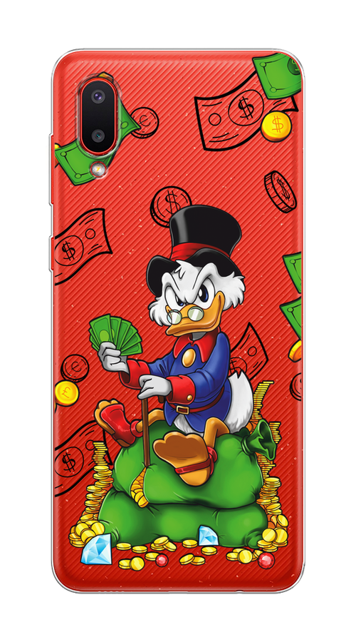 

Чехол на Samsung Galaxy A02 "Scrooge Richness", Черный;синий;зеленый, 2102550-1