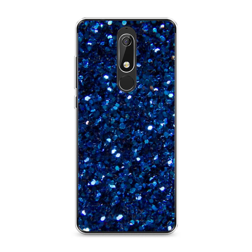 

Чехол Awog "Синие блестки рисунок" для Nokia 5.1