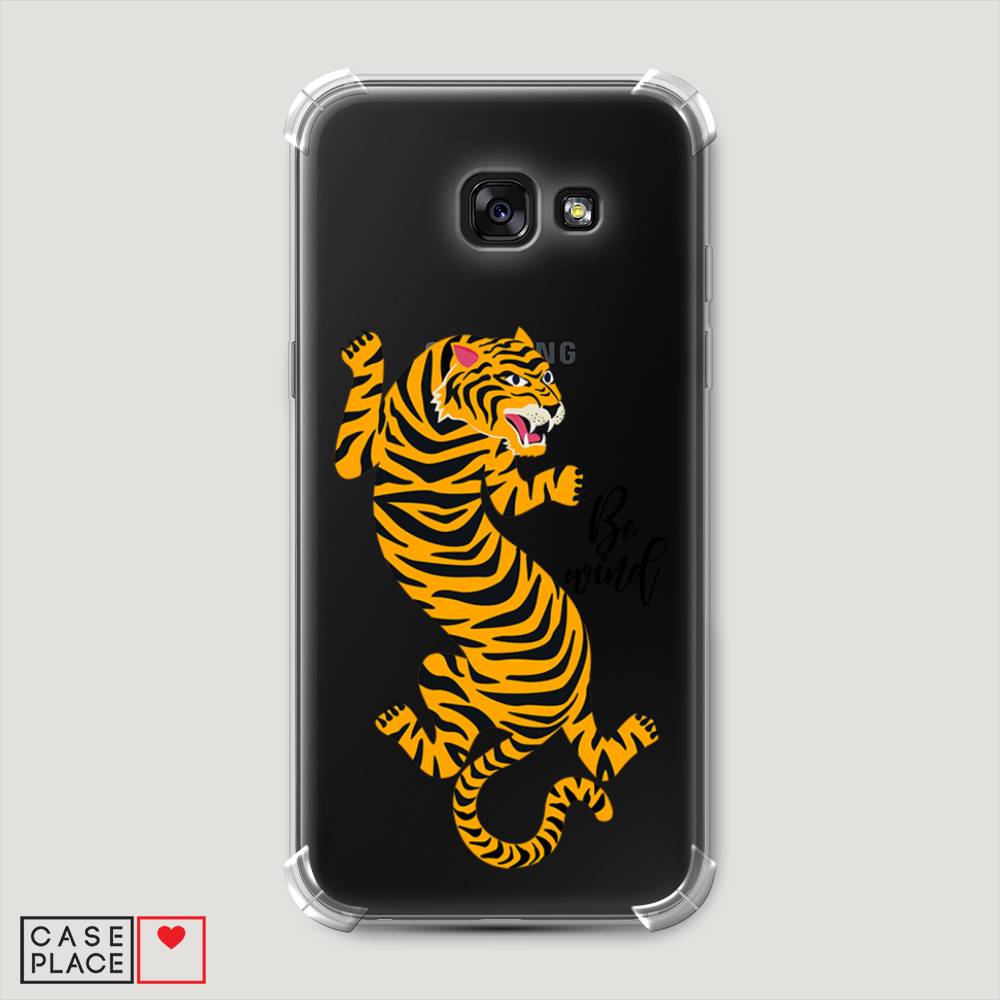 

Чехол Awog на Samsung Galaxy A5 2017 / Самсунг A5 2017 "Tiger be wind", Желтый;черный, 20651-1
