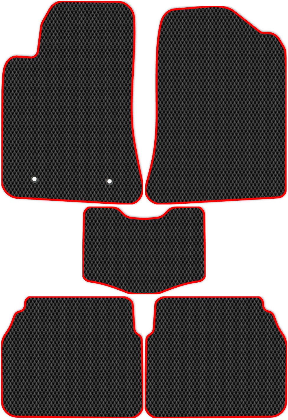 фото Коврики в салон эва allmone для toyota avensis ii 2003 - 2009