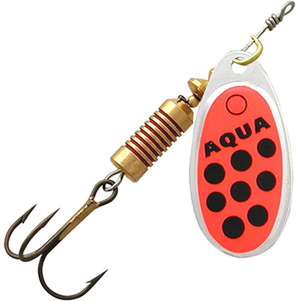 

Блесна AQUA COMET 12,0g, № 5, CO-22 (серебро, красный, черный), 2 шт., Серебристый;красный;черный, COMET вертушка