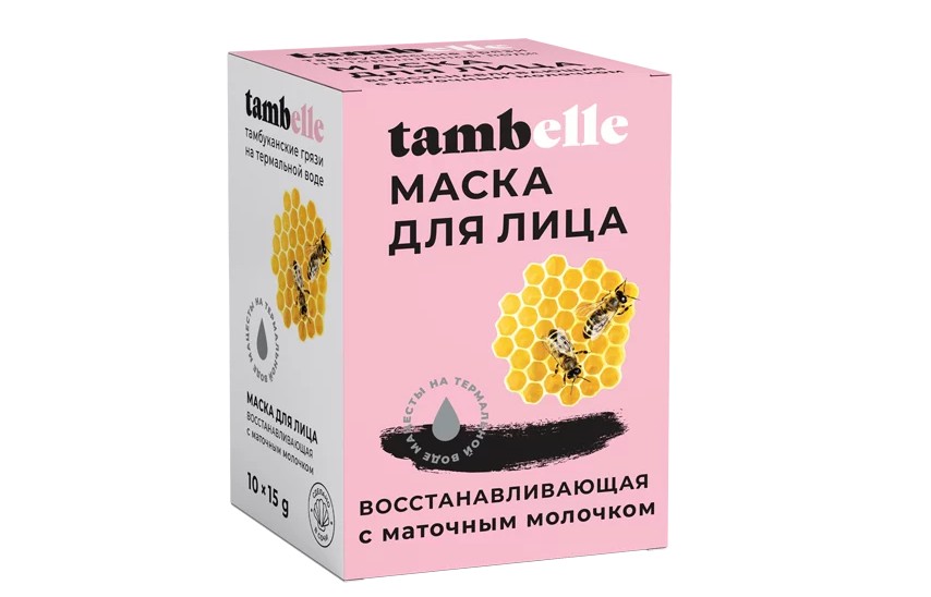 

Маска для лица Tambelle в саше Восстанавливающая коробка 15г х 10шт.