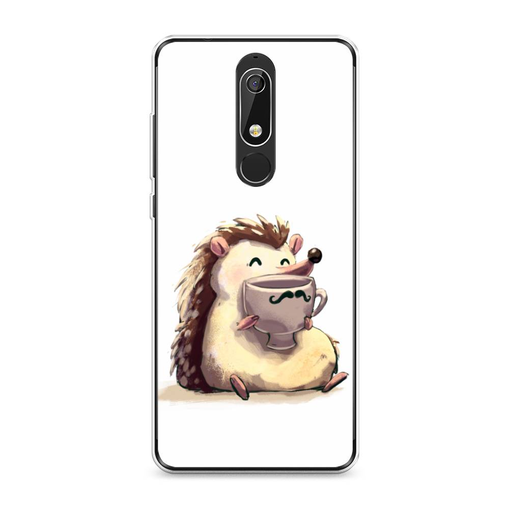 

Чехол Awog "Еж кофеман" для Nokia 5.1, 121750-10