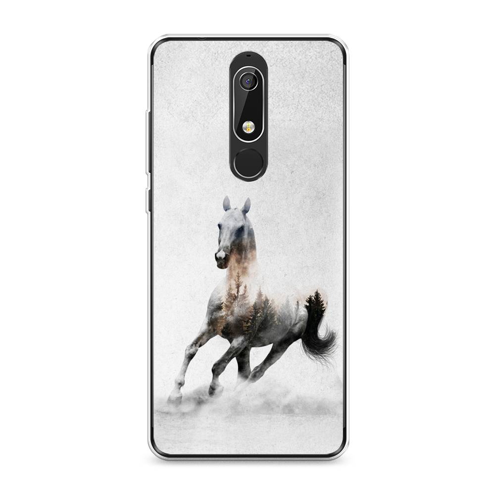 

Чехол Awog "Лошадь лес" для Nokia 5.1, 121750-2