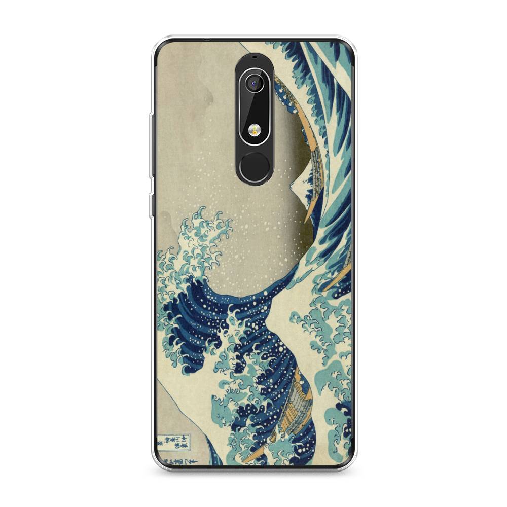 

Чехол Awog "Большая волна в Канагаве" для Nokia 5.1, 121750-9