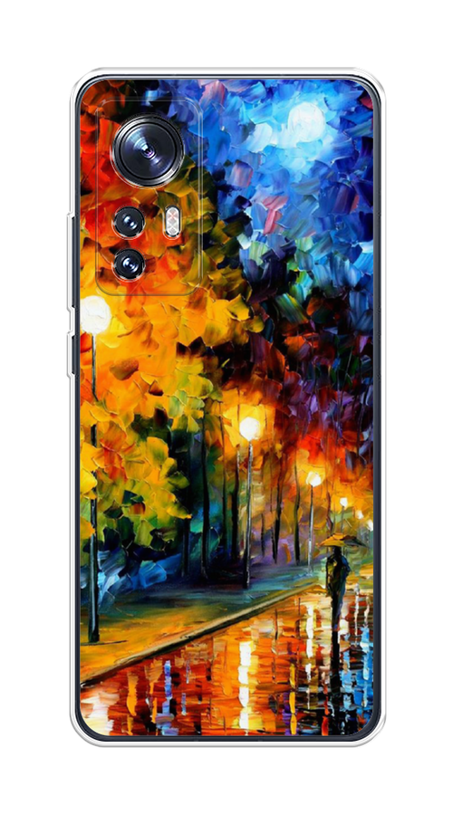 

Чехол на Xiaomi 12/12X/12S "Безлюдная улочка", Оранжевый;желтый;синий, 316050-1