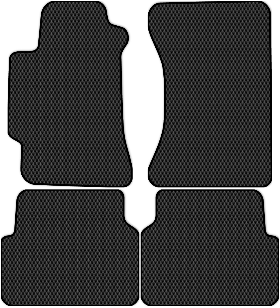 

Коврики ЭВА в салон для Subaru Impreza WRX (GD, GG) 2000 - 2007, 4 шт. черный, 4604-S4N-H