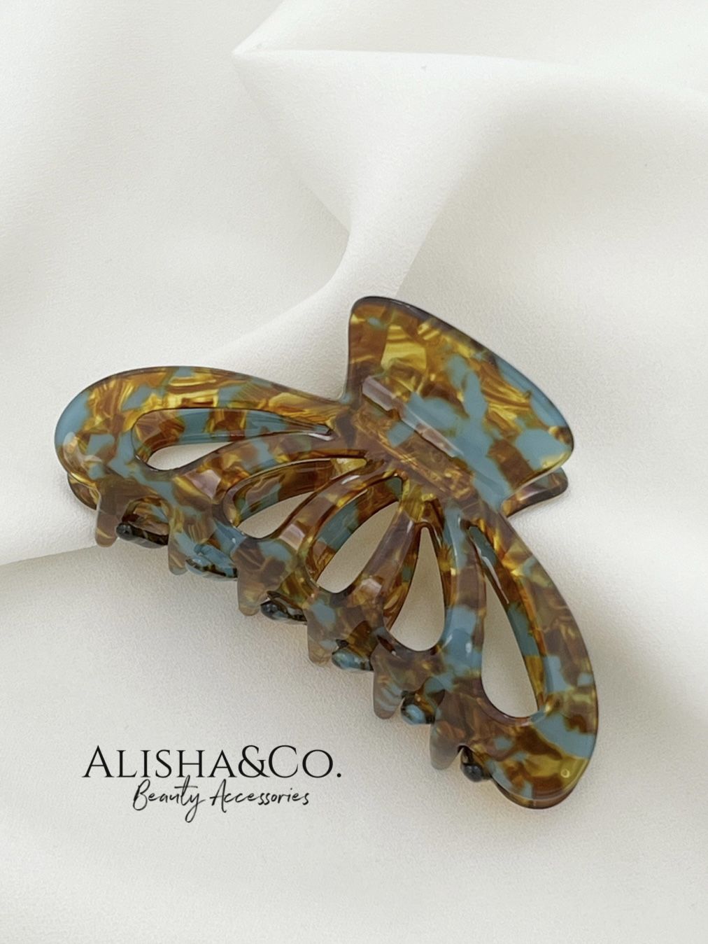 

Заколка-краб женская Alisha&Co. Euphoria янтарная, 1 шт, Коричневый, Euphoria