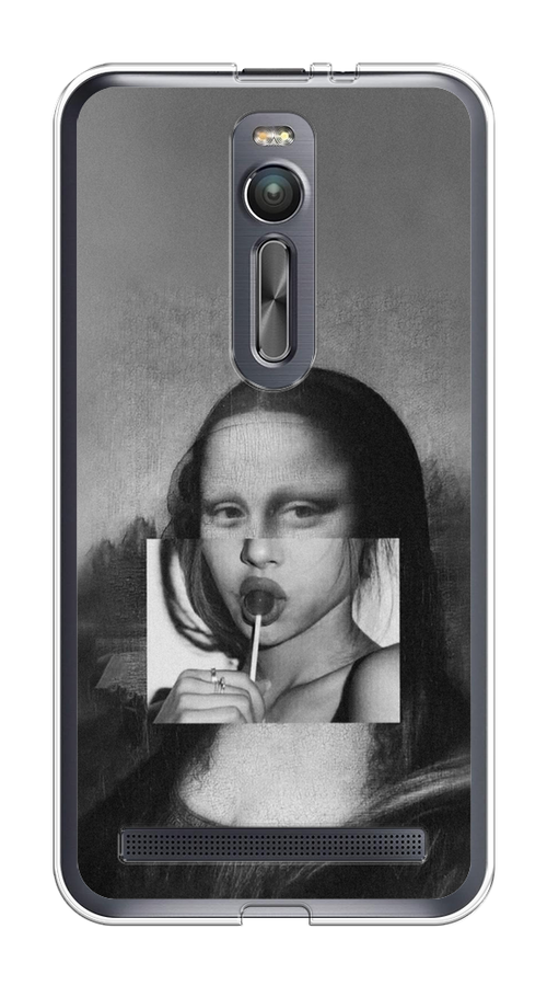 

Чехол Awog на Asus Zenfone 2 ZE550ML/ZE551ML "Mona Lisa sucking lollipop", Серый, 40550-9