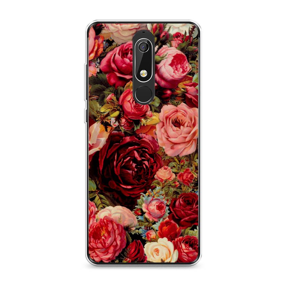 

Чехол Awog "Розы винтажные" для Nokia 5.1, 121750-8