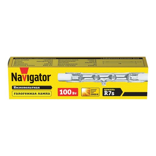 фото Лампа navigator 94 217 r7s прозрачная