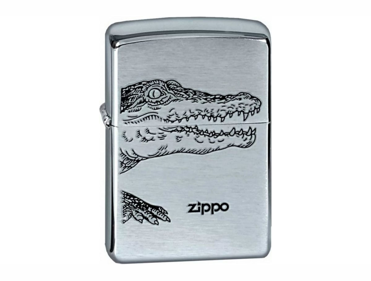 

Zippo Зажигалка 200 Alligator 200 Alligator, Серебристый, Alligator