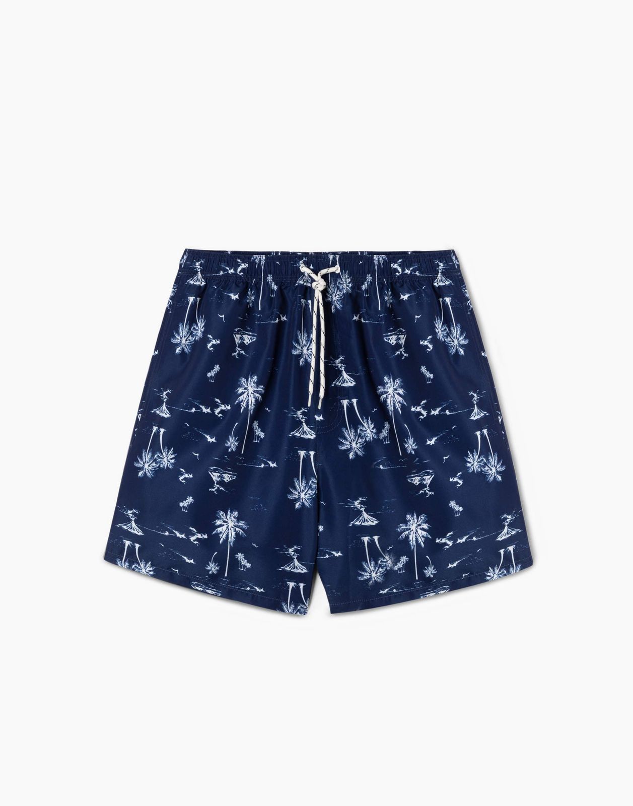 

Пляжные шорты мужские Gloria Jeans BSM000463 темно-синий XXL/182, BSM000463