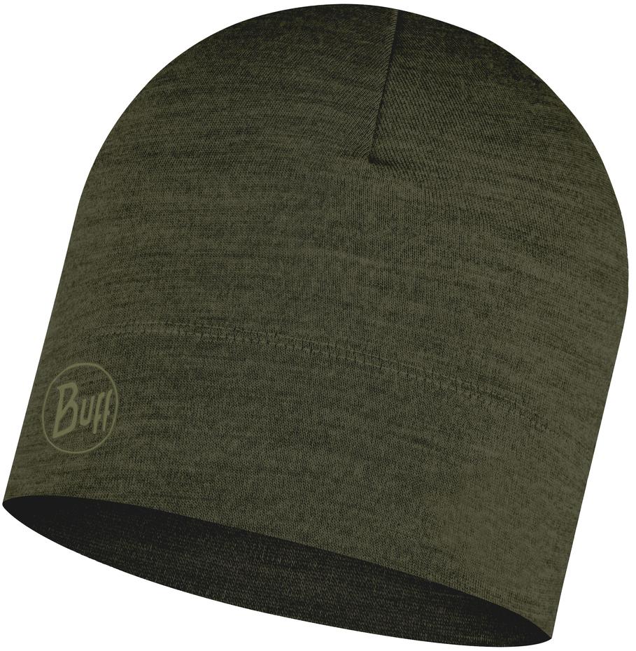 

Шапка Buff Merino Lightweight Hat Solid Bark, Зеленый, Merino Lightweight