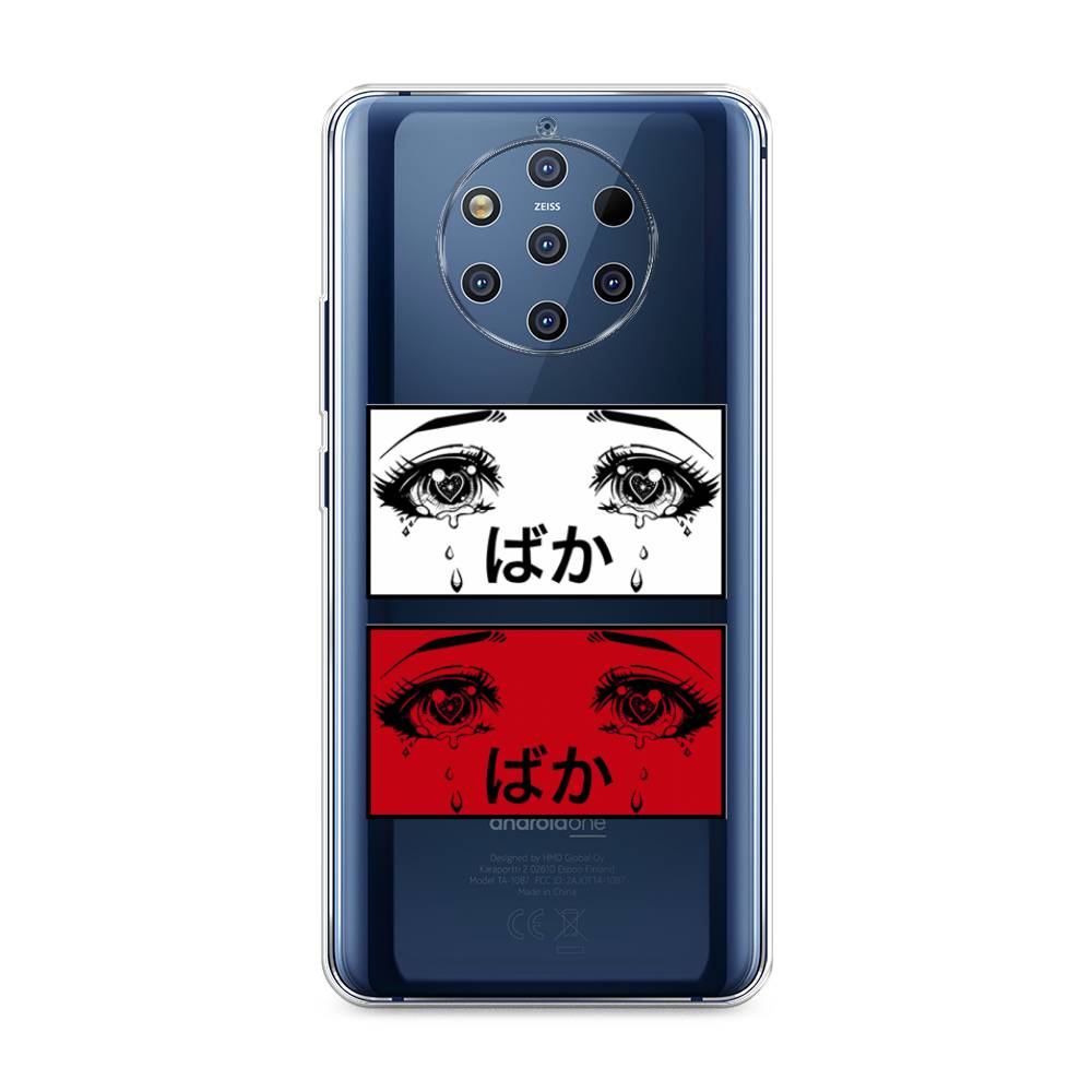 

Чехол на Nokia 9 Pure View "Красные глаза манга", Красный;белый;черный, 122350-4