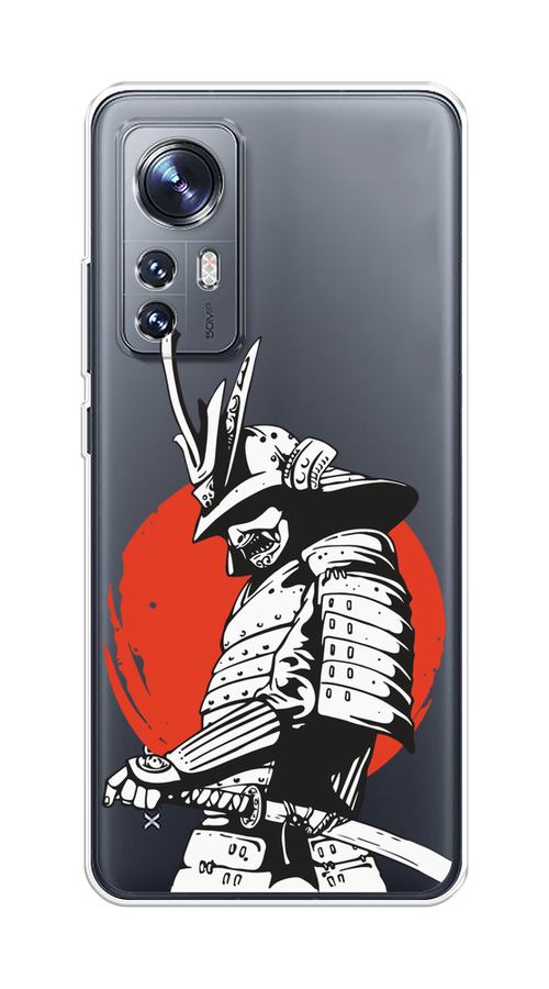 

Чехол на Xiaomi 12/12X/12S "Самурай с катаной", Черный;красный;белый, 316050-1