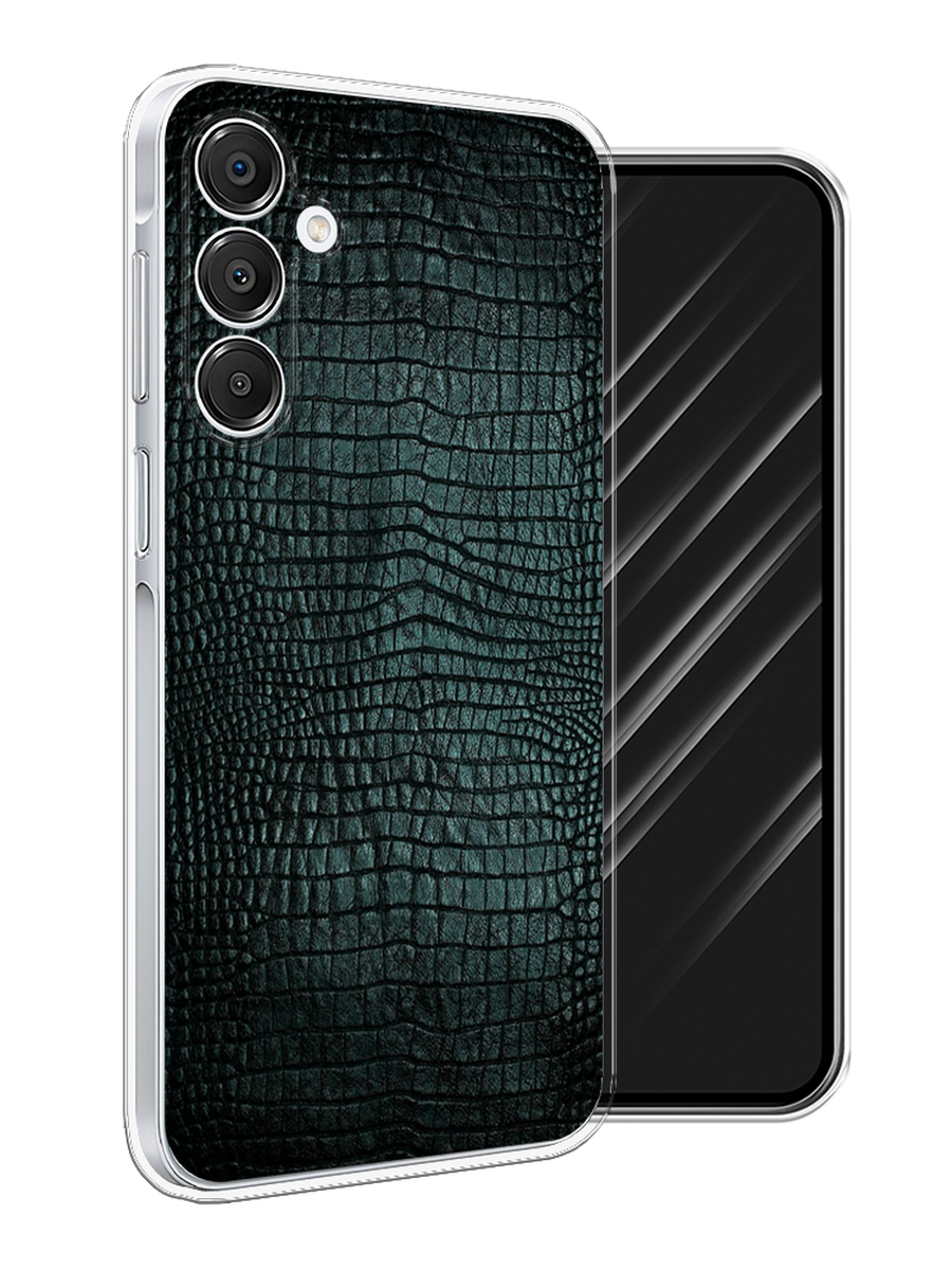 

Чехол Awog на Samsung Galaxy A16 "Черная змея", Черный;серый;голубой, 2110250-1