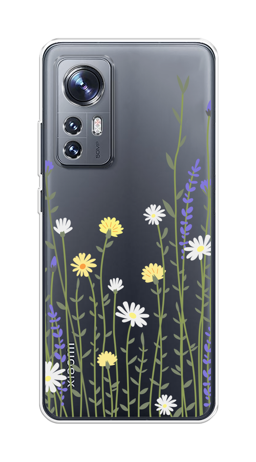 

Чехол на Xiaomi 12/12X/12S "Ромашка и лаванда", Зеленый;желтый;прозрачный, 316050-1