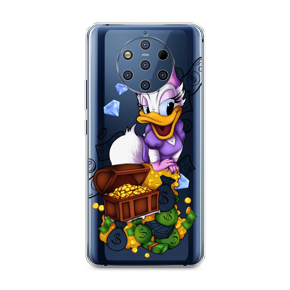 

Чехол на Nokia 9 Pure View "Rich Daisy Duck", Коричневый;белый;фиолетовый, 122350-6