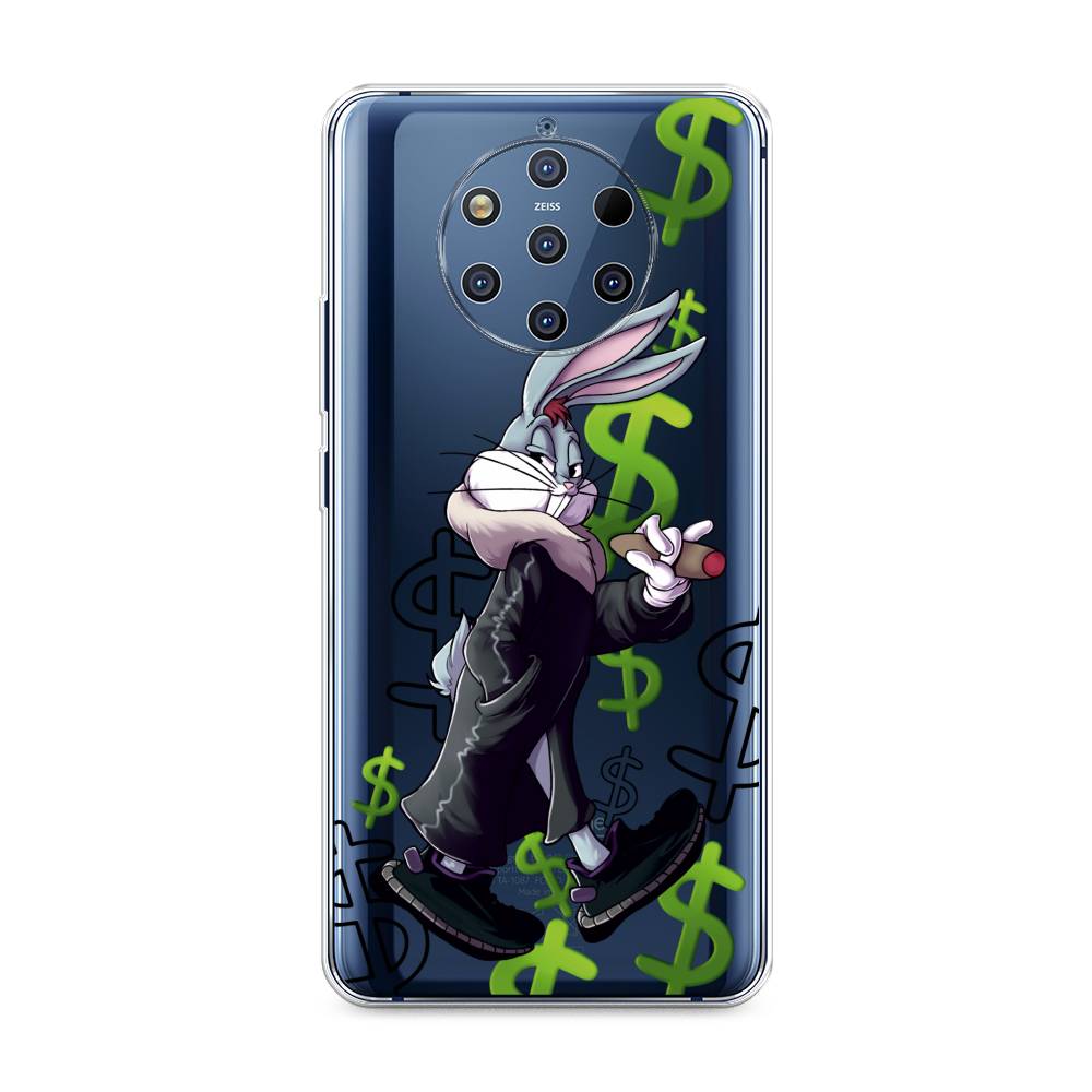 

Чехол на Nokia 9 Pure View "Rich Bugs Bunny", Зеленый;черный;голубой, 122350-6