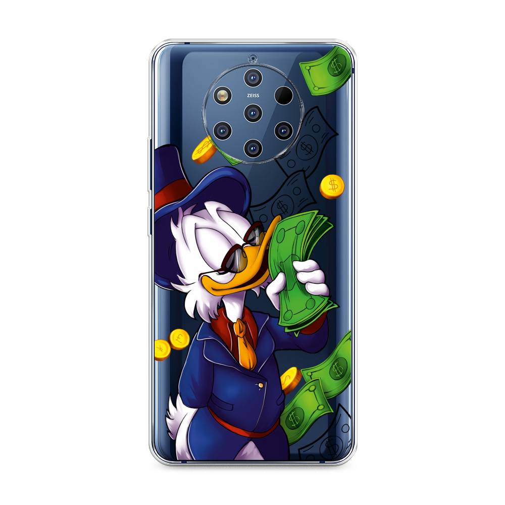 

Чехол на Nokia 9 Pure View "Scrooge McDuck with Money", Синий;зеленый;белый, 122350-6