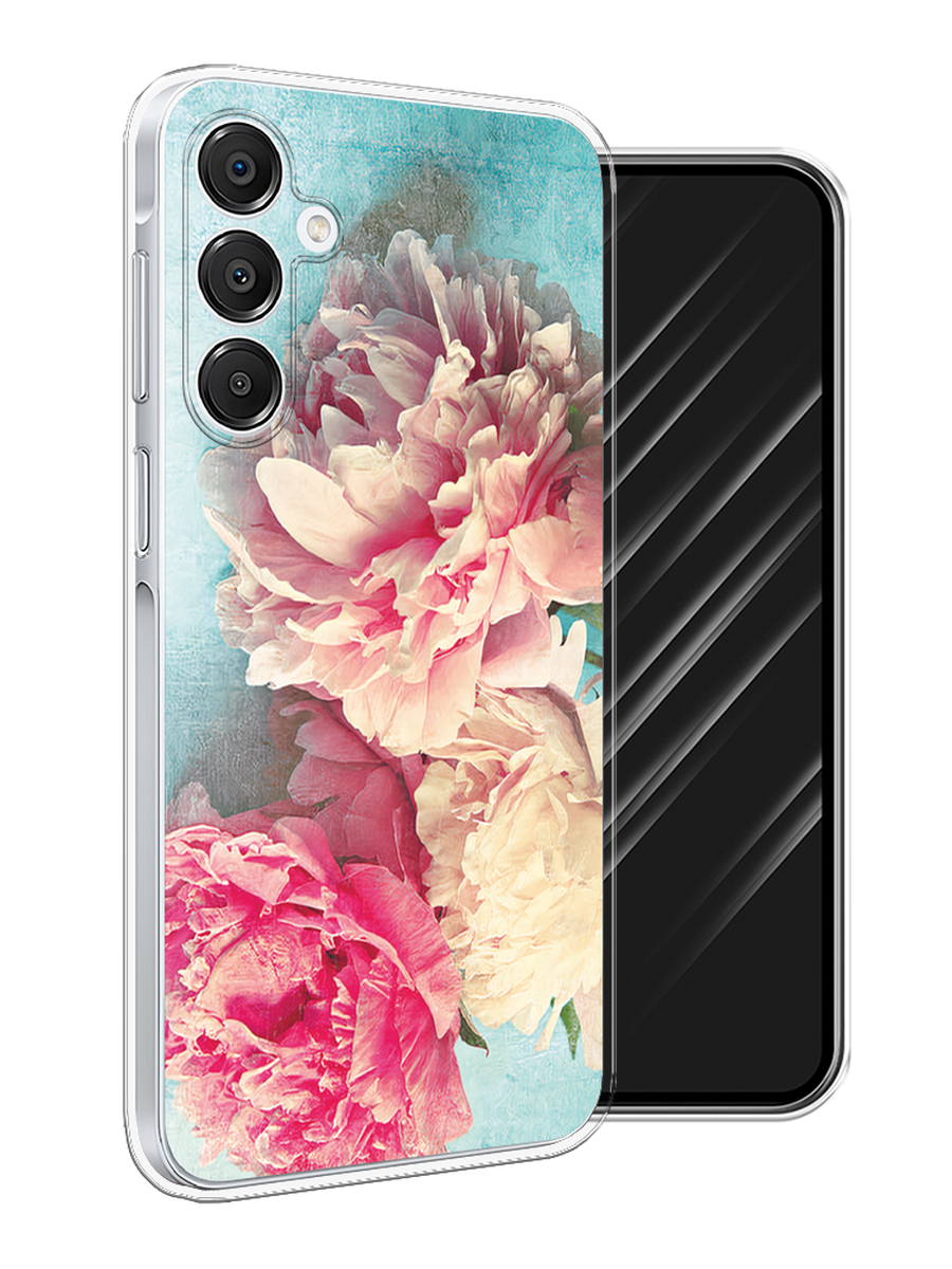 

Чехол Awog на Samsung Galaxy A16 "Пионы new", Бирюзовый, 2110250-1